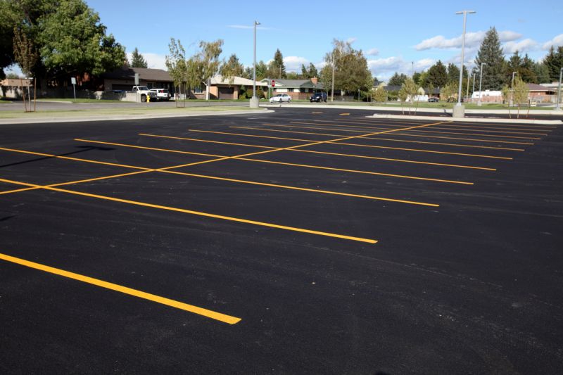 Sealcoated Parking Lot